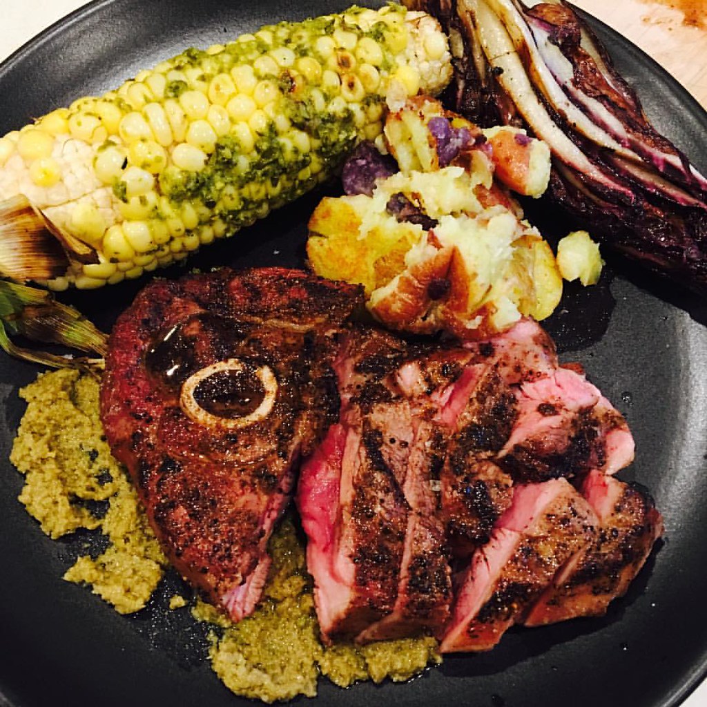 Kick'n off the 4th of July weekend..... Wood Grilled Raji… Flickr