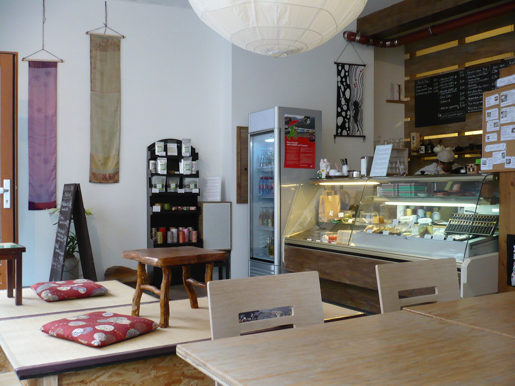 My little heaven in Berlin Green Tea Cafe MAMECHA is locat… Flickr