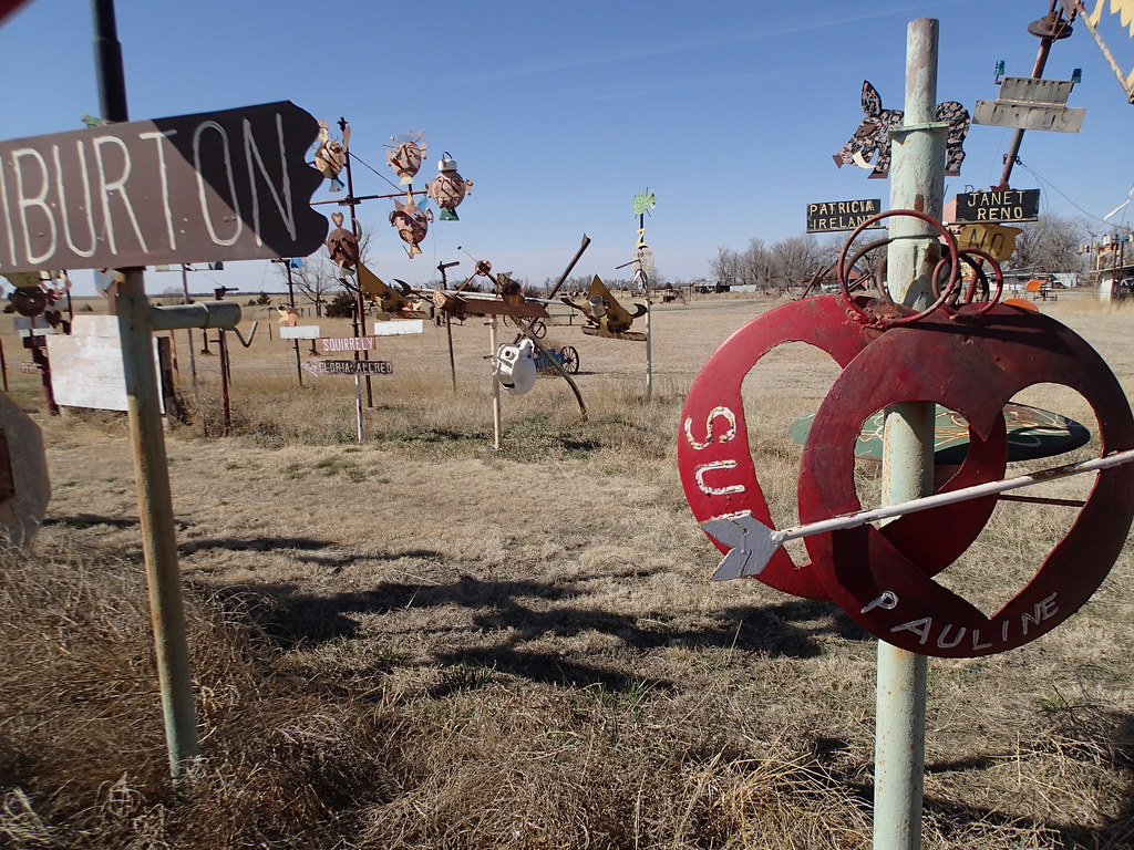 M.T. Liggett’s Sculptures Mullinville, Kansas goflight001 Flickr