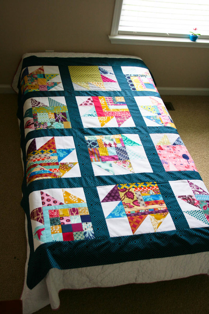 Yeti Paw Quilt Top more on the blog Amanda Hall Flickr