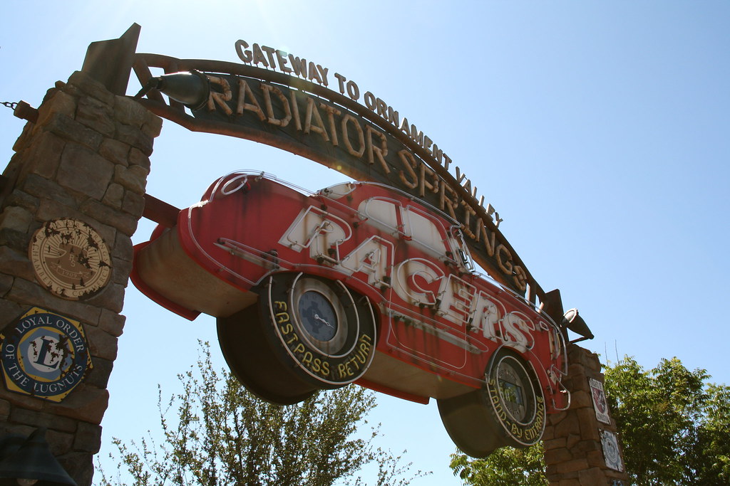 Radiator Springs Racers. Get ready to wait in a huge line … Flickr
