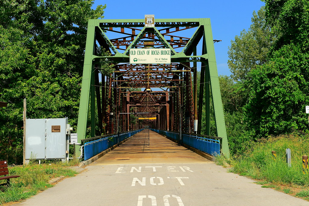 Old Chain of Rocks Bridge, Granite City IL August 2012 Sony Shaun