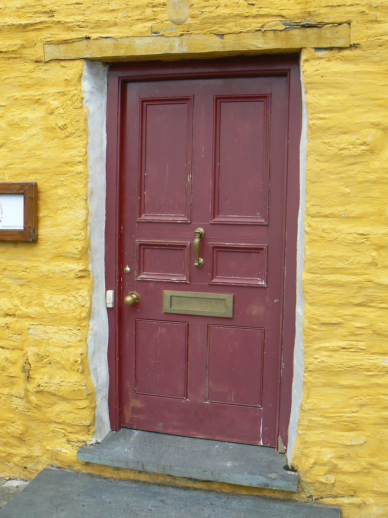 Cardiganshire Cottage Door Dear little terrace of cottages… Flickr