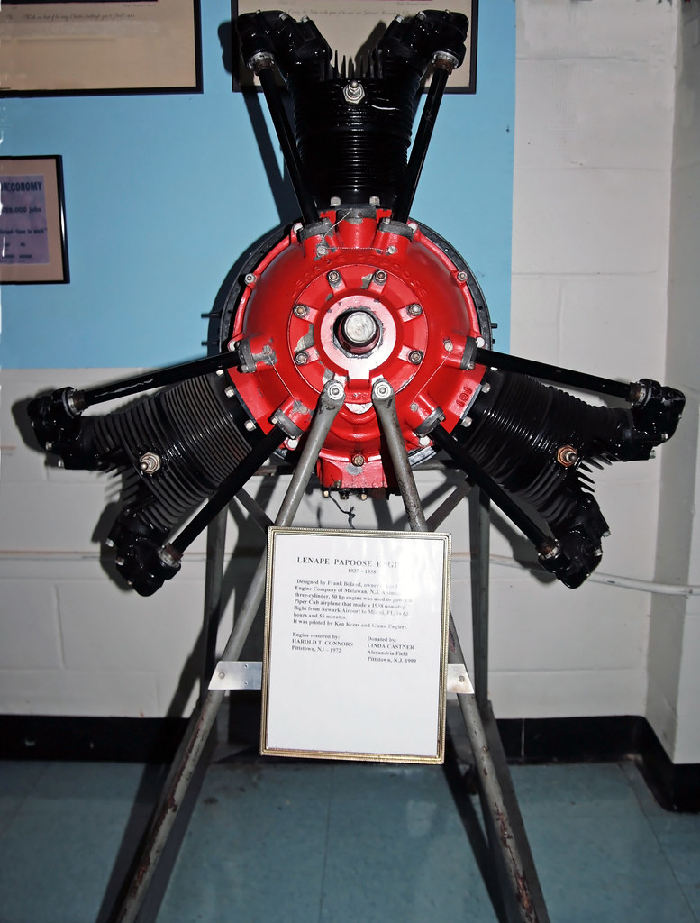 Lenape Papoose Radial Engine | This three-cylinder radial en… | Flickr