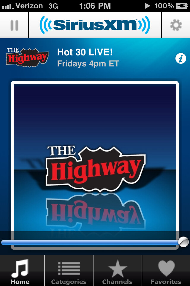 Listening to The Highway on Sirius / XM Satellite Radio Flickr