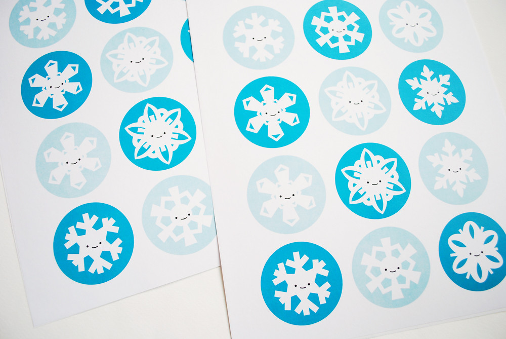 snowflake memory printable, and free on my blog! wildolive Flickr
