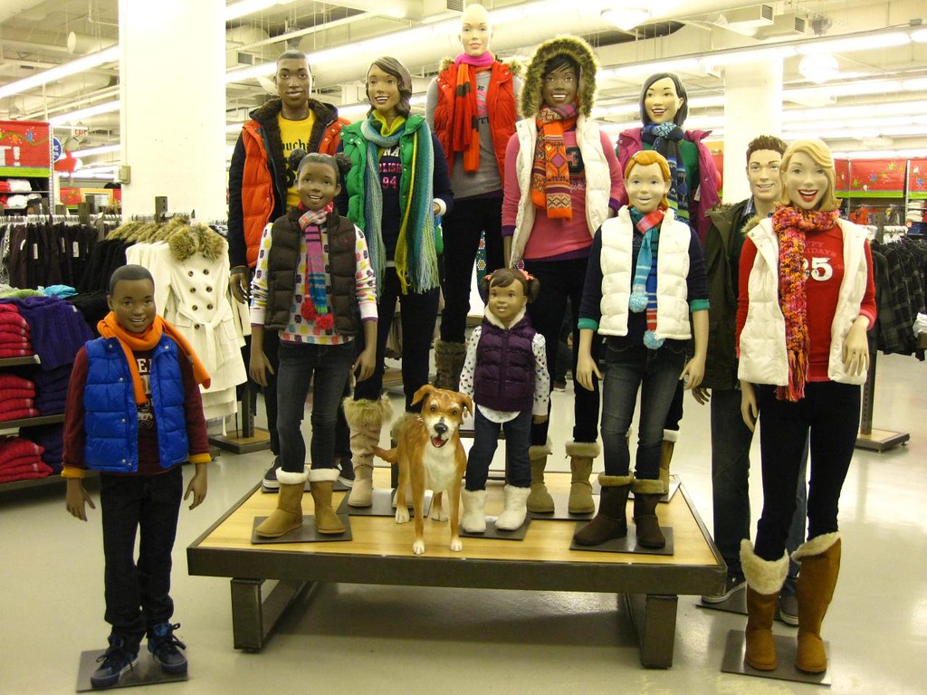 Little Girl Mannequins Old Navy