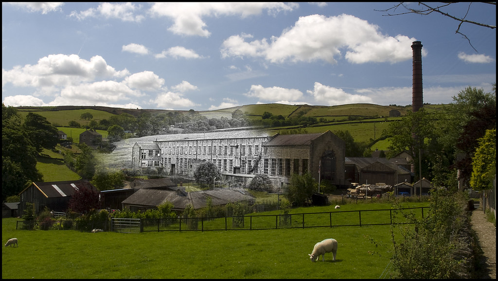 Bancroft Mill Ghost The past and the present. The main par… Flickr