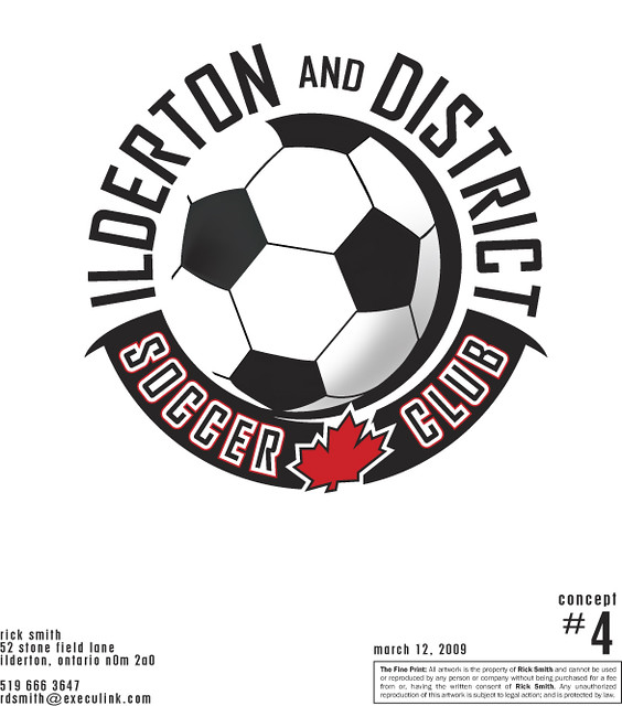 Ilderton Soccer Logo design 4 The Winner picked by IMSC… Flickr