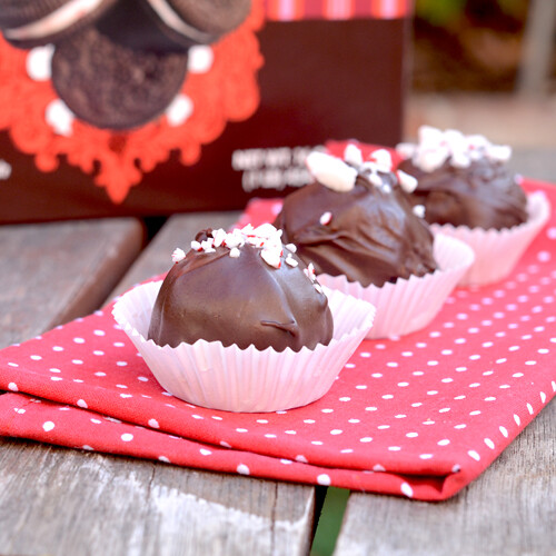 Candy Cane Oreo Truffles pureandyummy Flickr