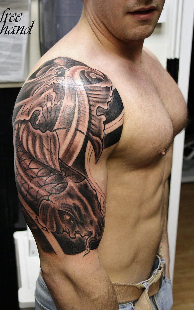 Angry Koi Fish On Arm Tattoo Custom | Www.transylvaniarites.… | Flickr 1024_x_641_jpg