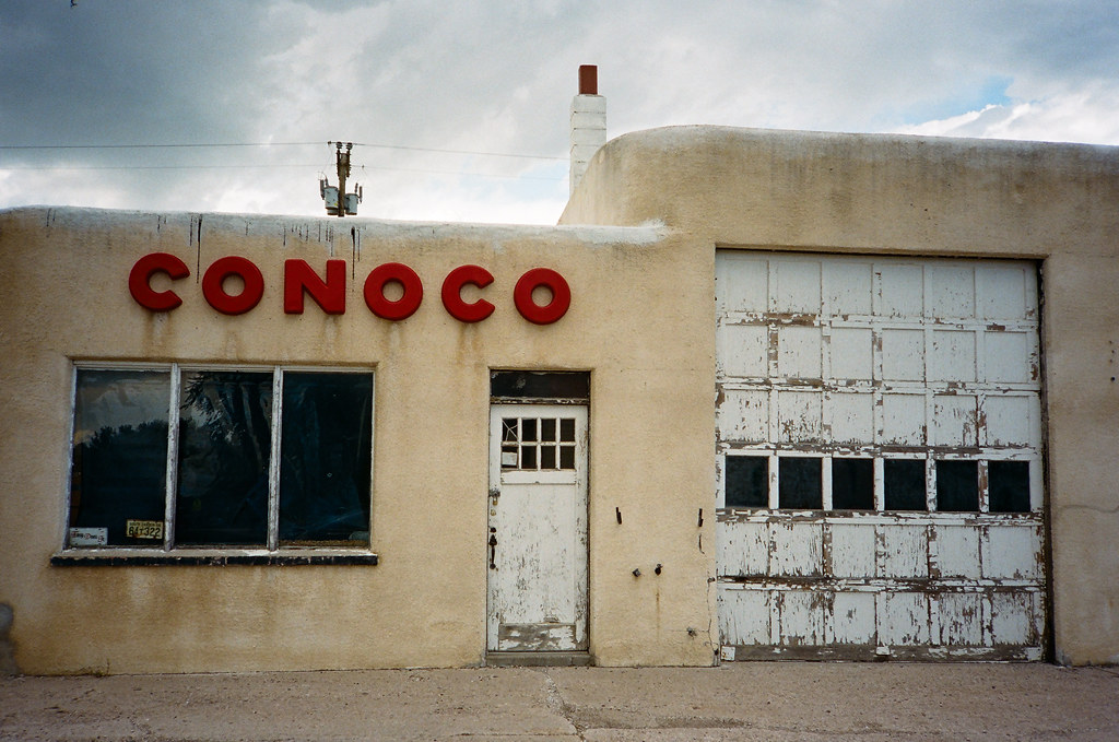 sign of the times Old Conoco, in New Underwood, SD. Shot o… Flickr