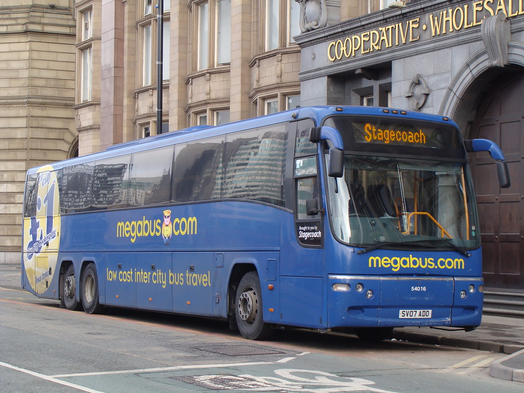 Stagecoach Megabus 54016 SV07ADO Seen near Manchester Vict… Flickr