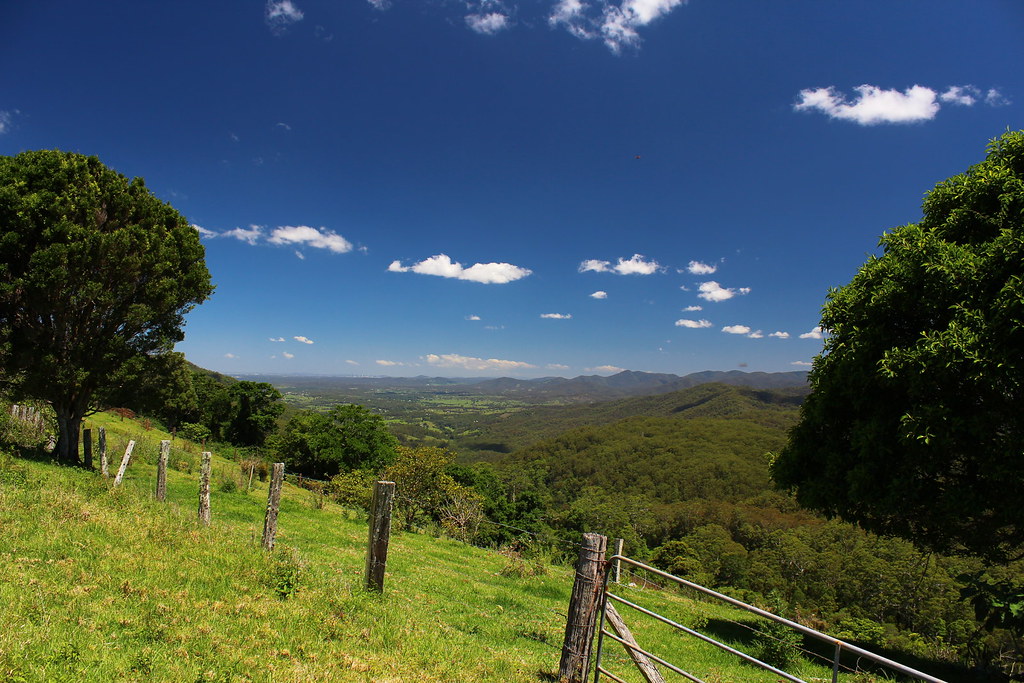View down the Samford Valley towards Brisbane from Sellin … Flickr