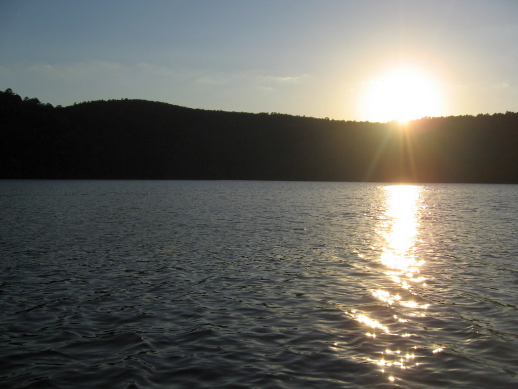 Clayton Lake at sunset Marie Flickr