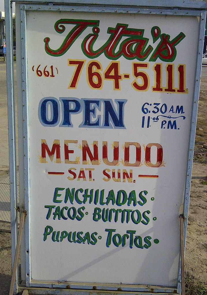 Tita's Pupuseria I5, Buttonwillow Rob Corder Flickr