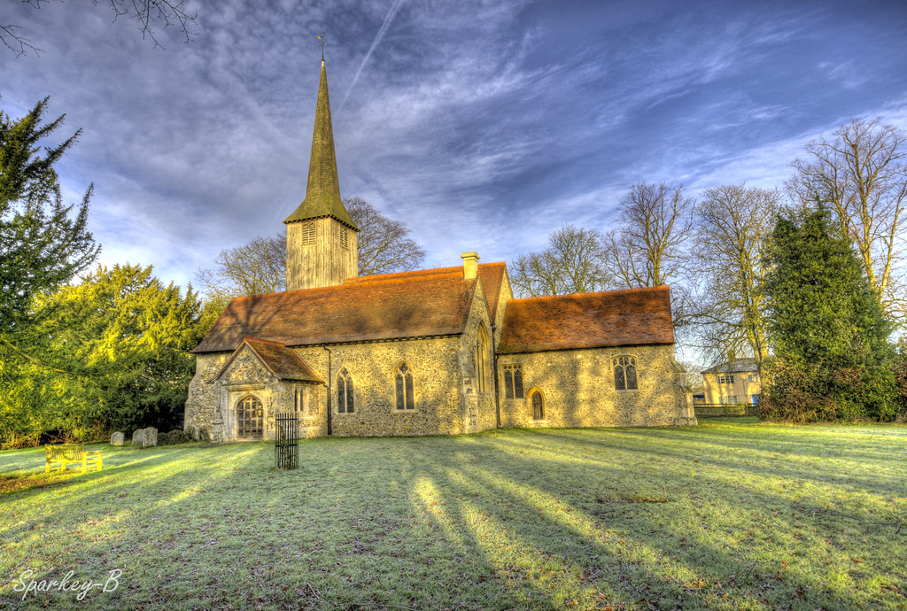 Good Easter Church Good Easter Church in Essex, taken on m… Flickr