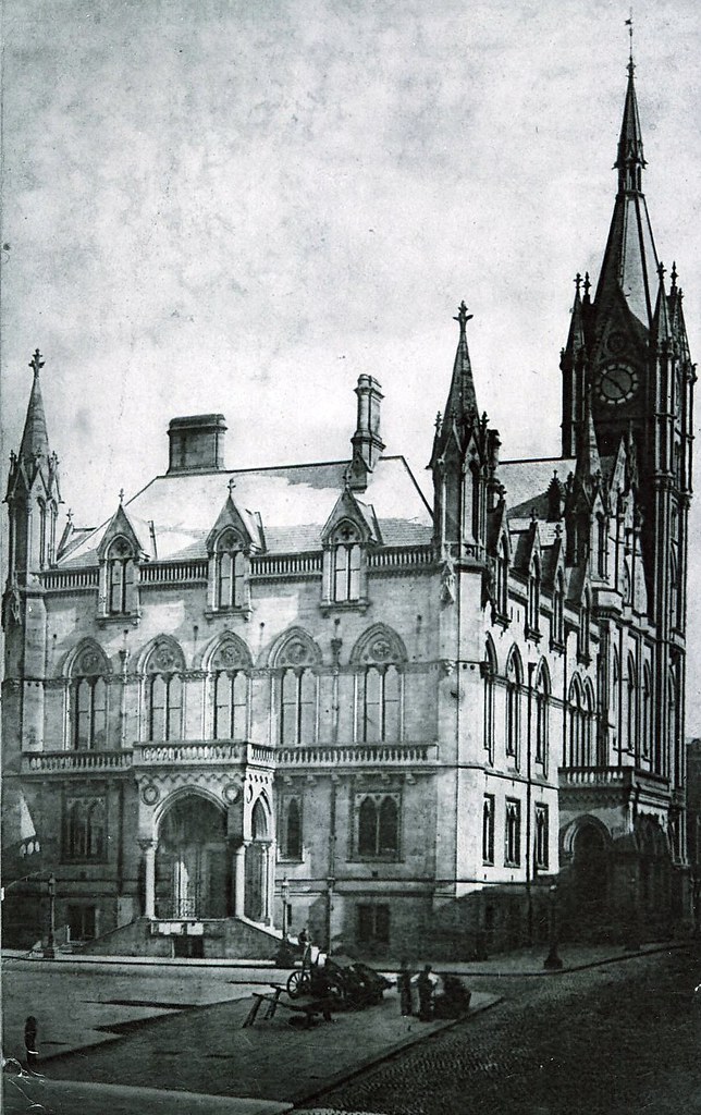 The Town Hall, Preston c. 1895 A heavily retouched photogr… Flickr