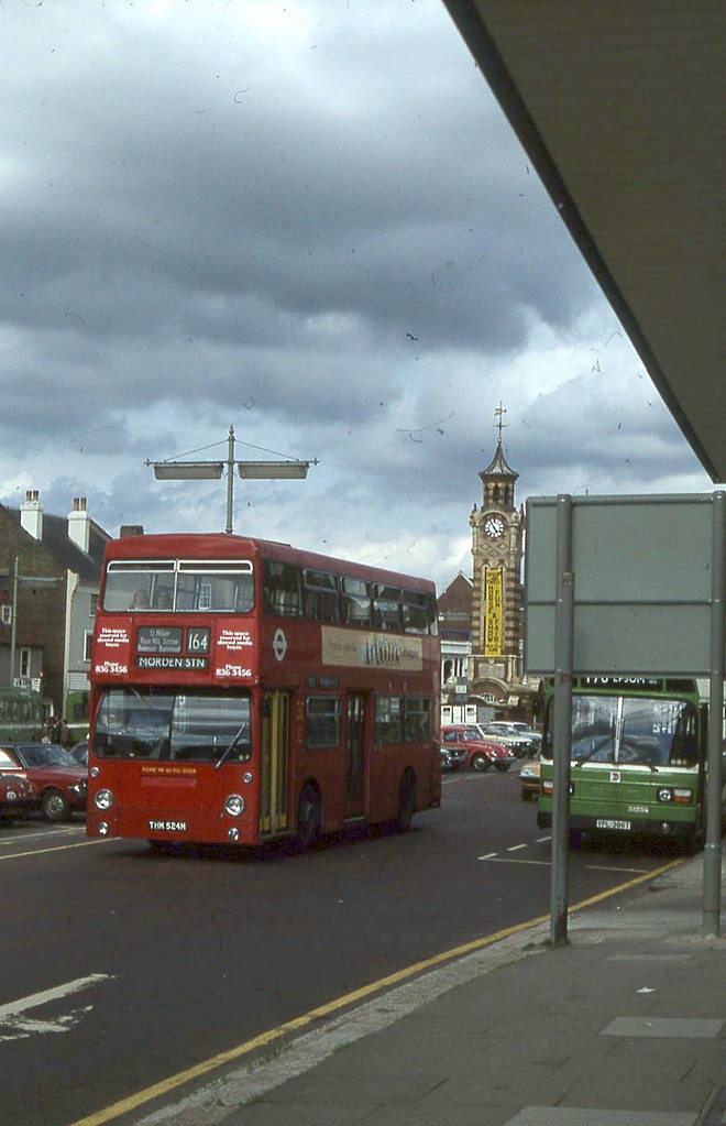 R 164 DMS1524 6.6.75 Epsom Clock Tower trolleyjohn654 Flickr
