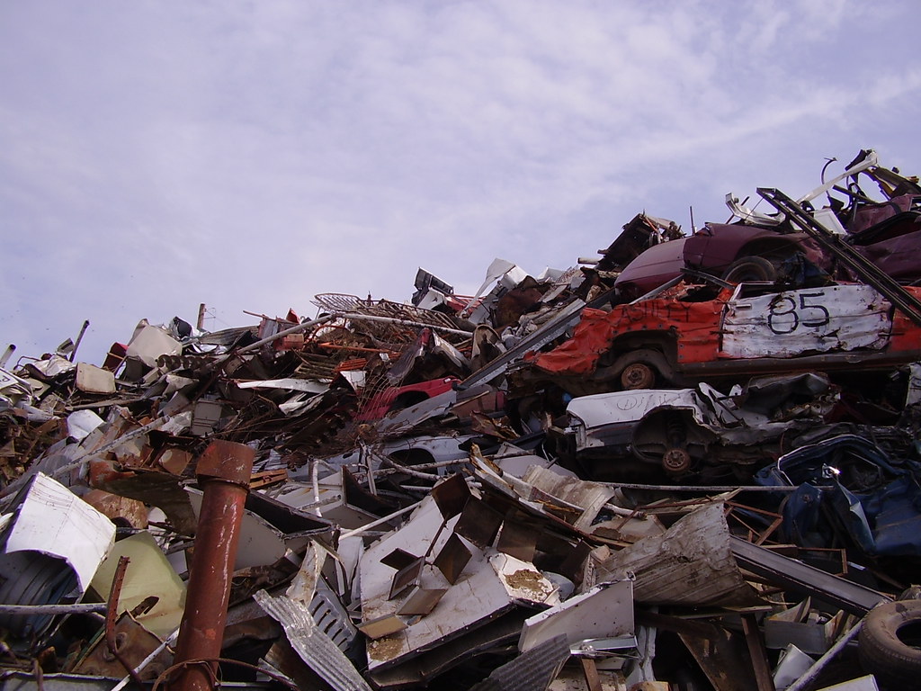 1 Big Pile Of Junk!! Local scrap yard in St. Joseph, Mo. Lisa