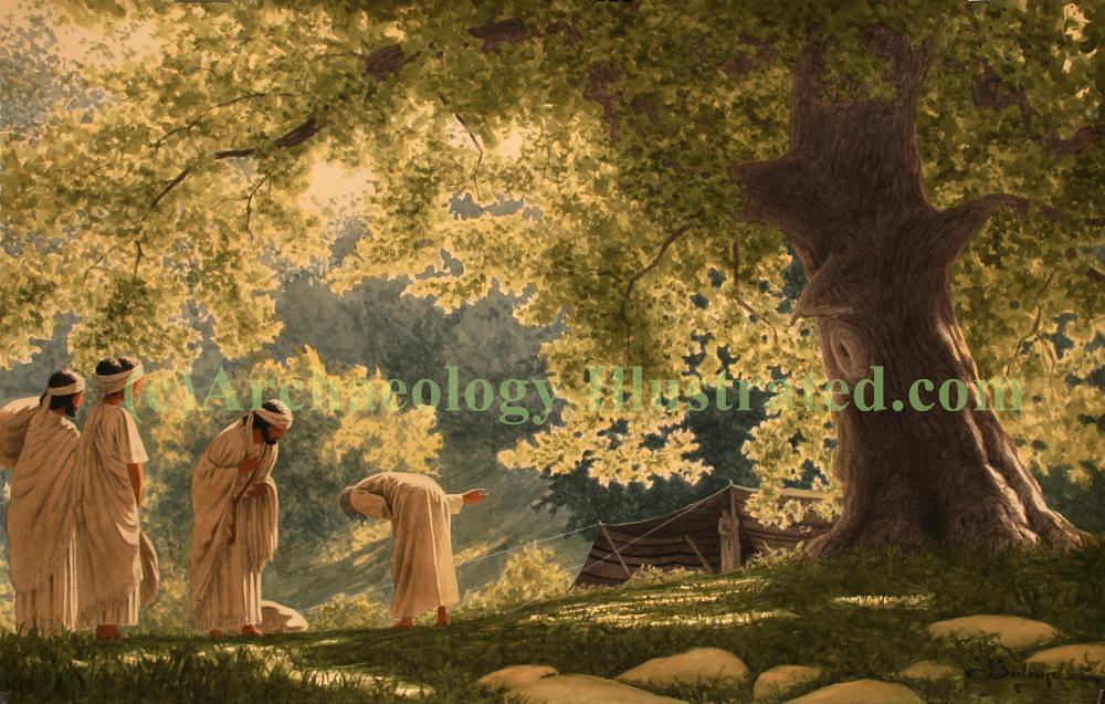 Abraham and the Three Angels Biblical Scenes by Balage B… Flickr