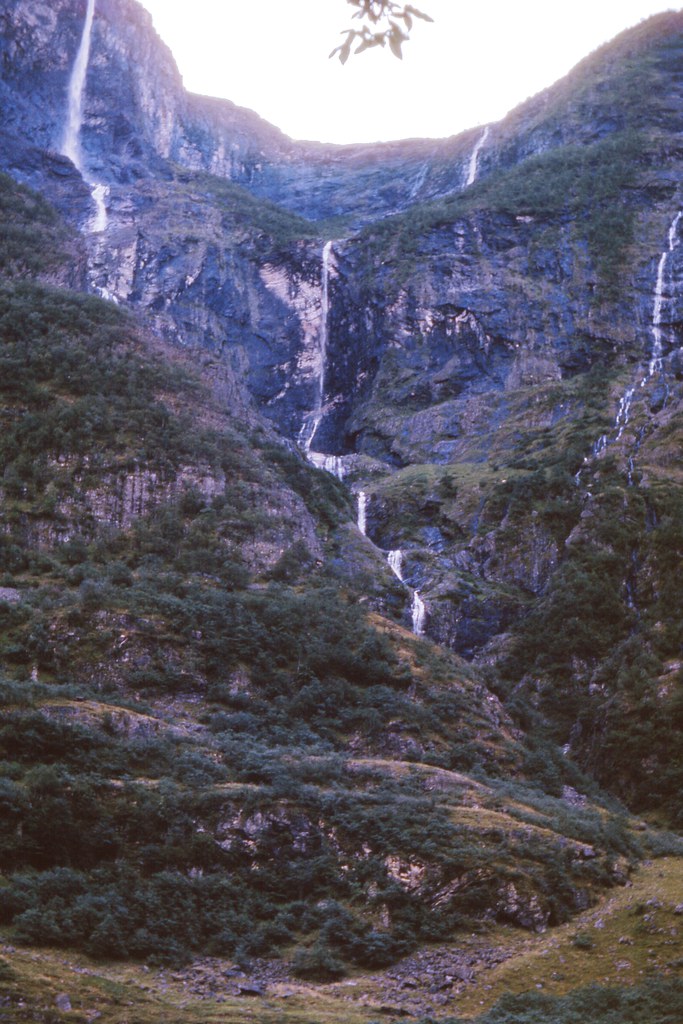 Bridal Veil waterfalls, Gudvangen, Norway, 1964 NE2 3PN Flickr