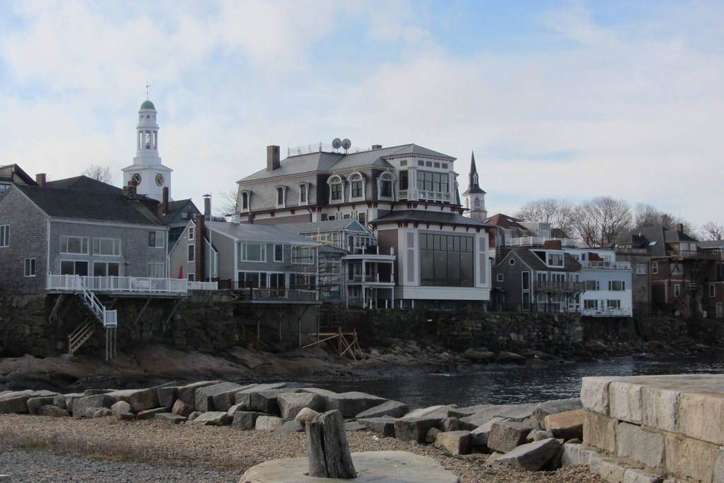 Main Street shoreline from Old Harbor, Rockport Main Stree… Flickr
