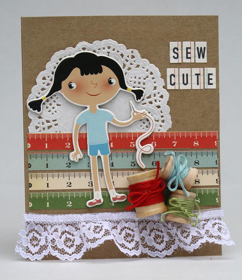 Sew Cute CARDS Magazine 2010 Cosmo Cricket Kraft Cardstock… Flickr