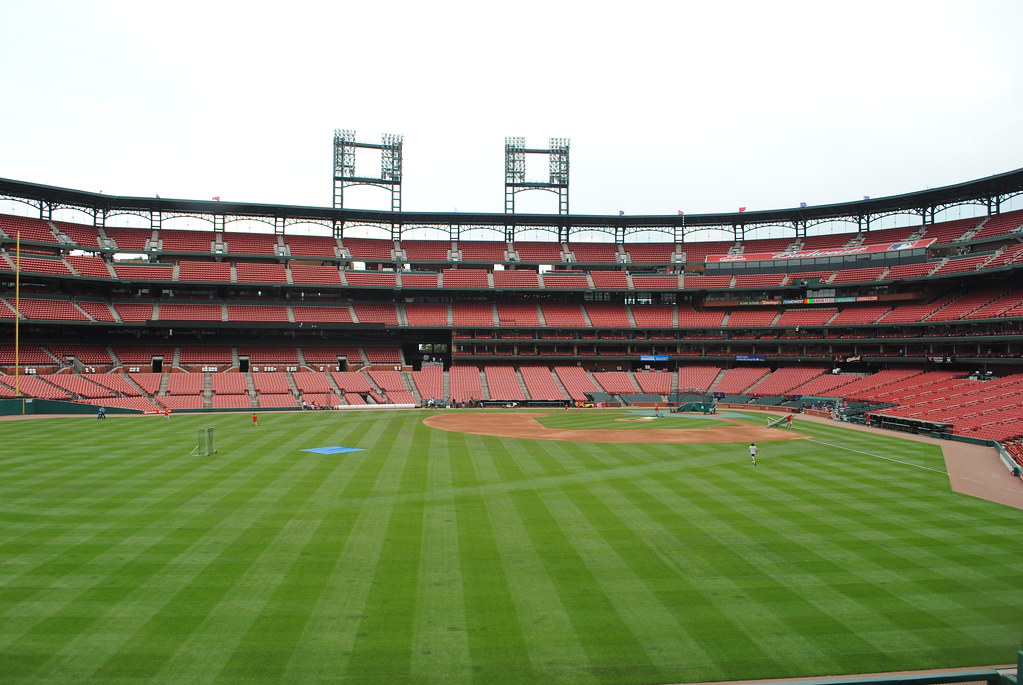 Busch Stadium Busch 3 stadium tour center field bleachers … mark
