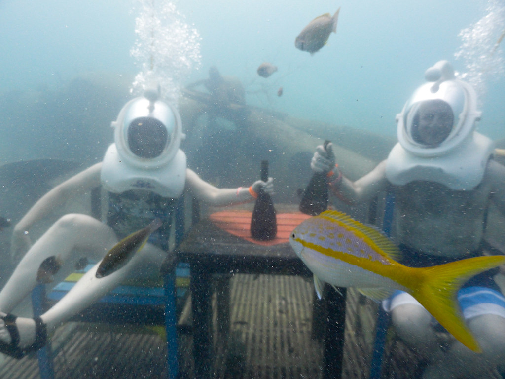 Underwater Helmet Walk Aruba 3 Ron Werman Flickr