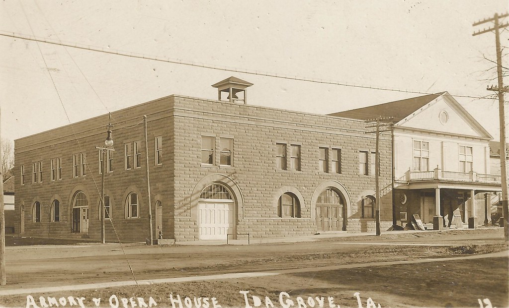 Ida Grove, Iowa, Armory, Opera House photolibrarian Flickr