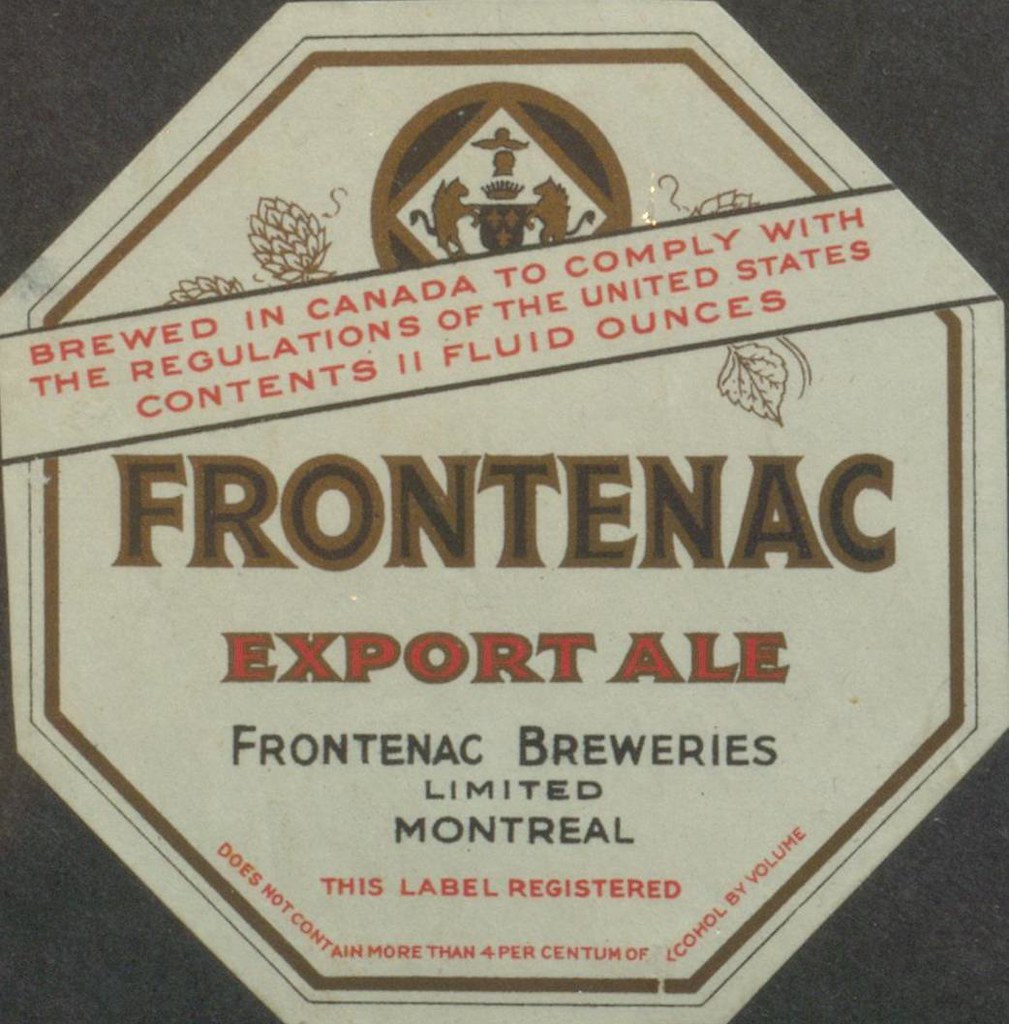 Frontenac Export Ale Creator Frontenac Breweries Limited … Flickr