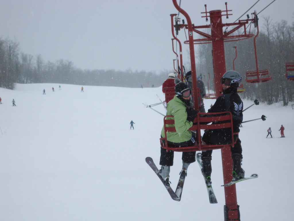 Big Powderhorn Heading up the ski lift at Big Powderhorn M… Flickr