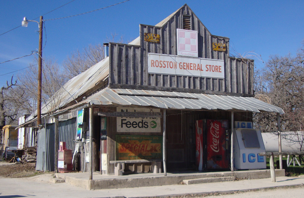 Rosston General Store (Rosston, Texas) Rosston is a tiny t… Flickr