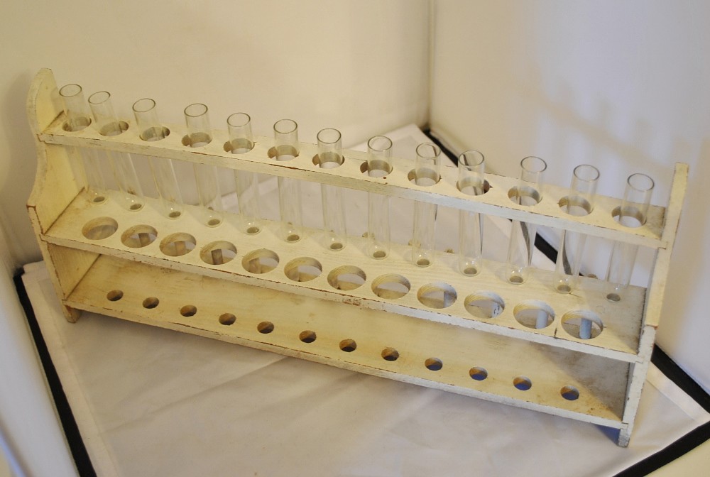 Hand Made Test Tube Rack Very unique hand made test tube r… Flickr