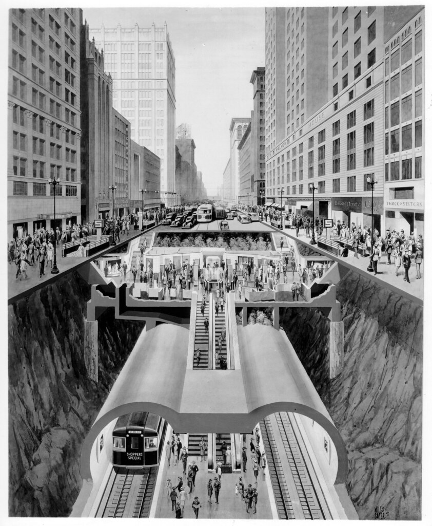 CrossSection Rendering of State St. Subway (1941) Flickr