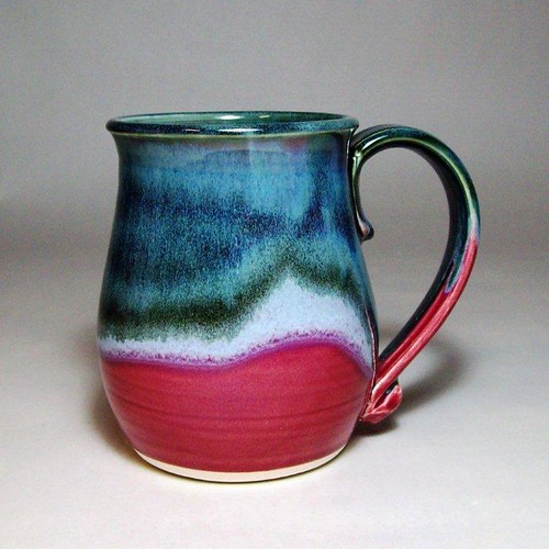 Claire GlassDelffs Moonfire Pottery has used bold color c… Flickr