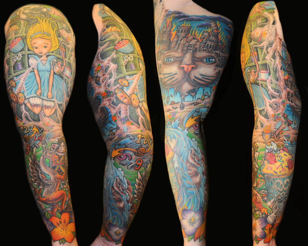 Alice In Wonderland Sleeve By Jeff Houston | Alice In Wonder… | Flickr 819_x_1024_jpg