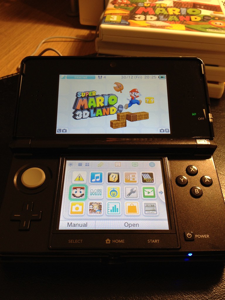 Nintendo 3DS Home menu screen A photo of the Nintendo 3DS … Flickr