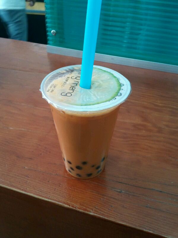 Thai Iced Tea Boba Fat Straw Spotted on Foodspotting Flickr