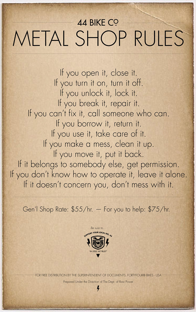 Official Shop Rules Kristofer Henry Flickr