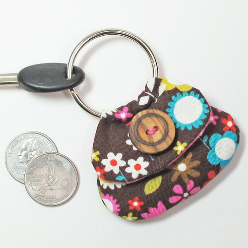 Designer Coin Purse Keyring Display
