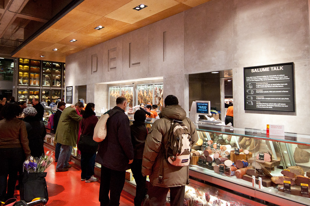 Loblaws at Maple Leaf Gardens The deli counter. canmark Flickr