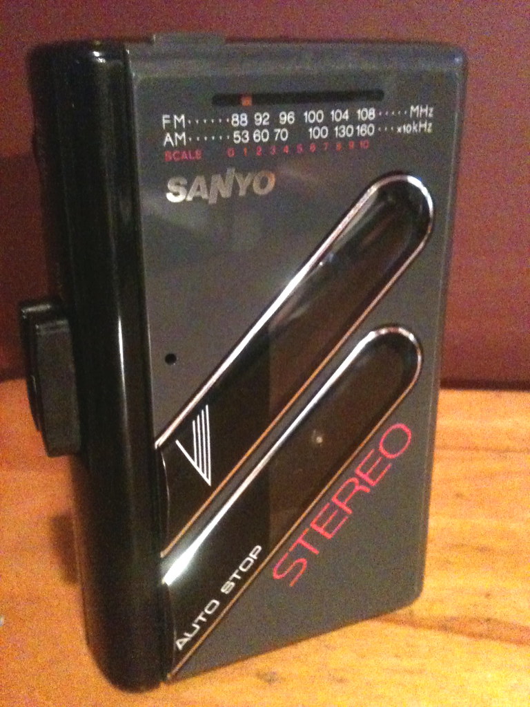 Sanyo Walkman type stereo/cassette player a photo on Flickriver