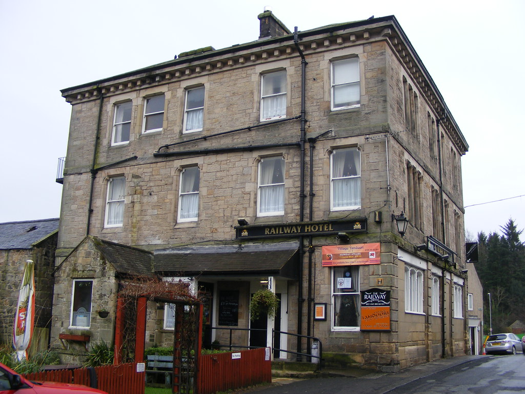 Northumberland Rothbury RAILWAY HOTEL Situated on Bridge… Flickr