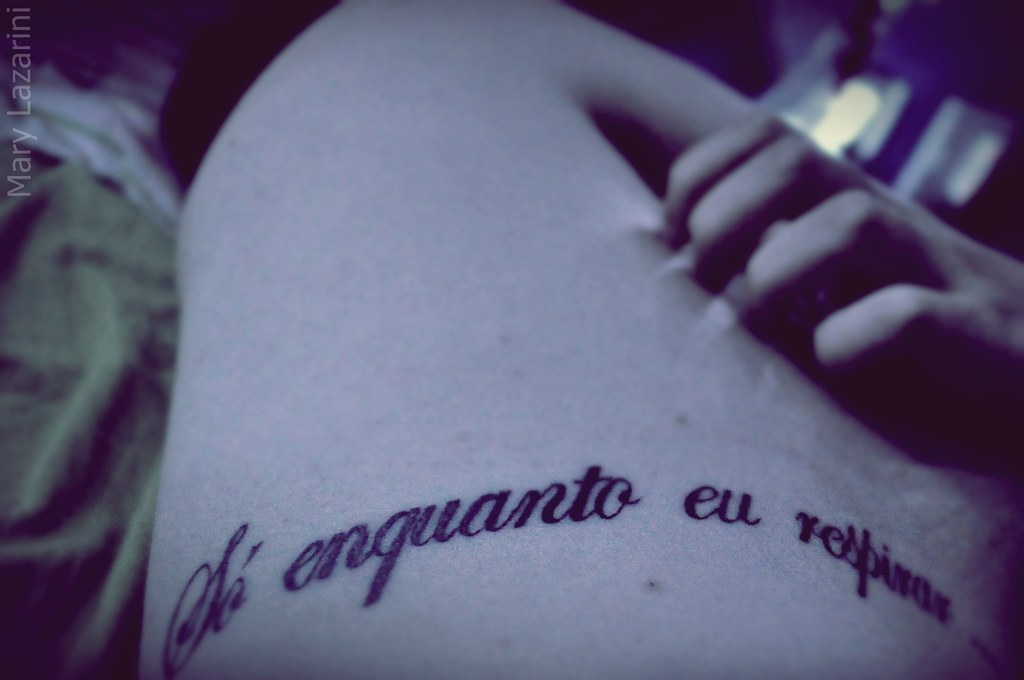Fonte perfeita Tatuagem, Tatuagens, Tatoo Só Enquanto Eu Respirar Vou Me Lembrar De Você Tatuagem Enquanto Eu