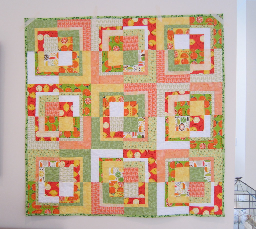 Citrus Sunshine Baby Quilt Citrus sunshine quilt, made for… Flickr