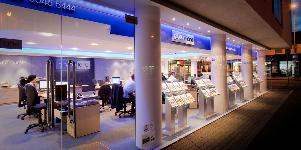 Gibson Lane Property Estate Agents signage shopfront and d… Flickr