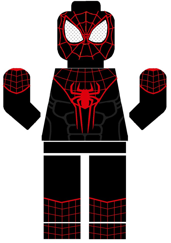 lego ultimate comics spiderman miles morales decal variant… Flickr