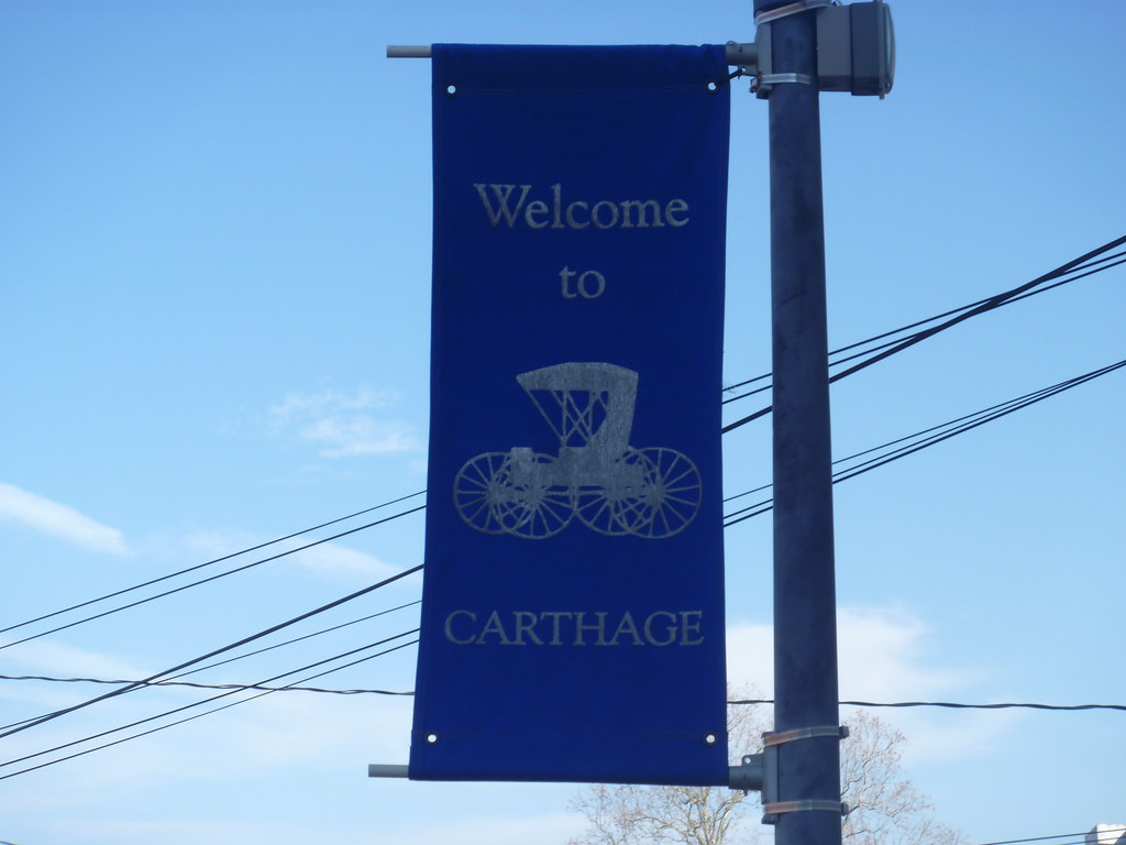 Banner In Downtown Carthage NC Carthage was once a produce… Flickr